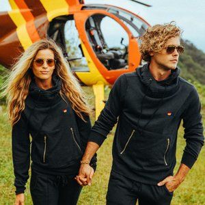 Aviator Nation Ninja Hoodie - Tie Dye Smoke